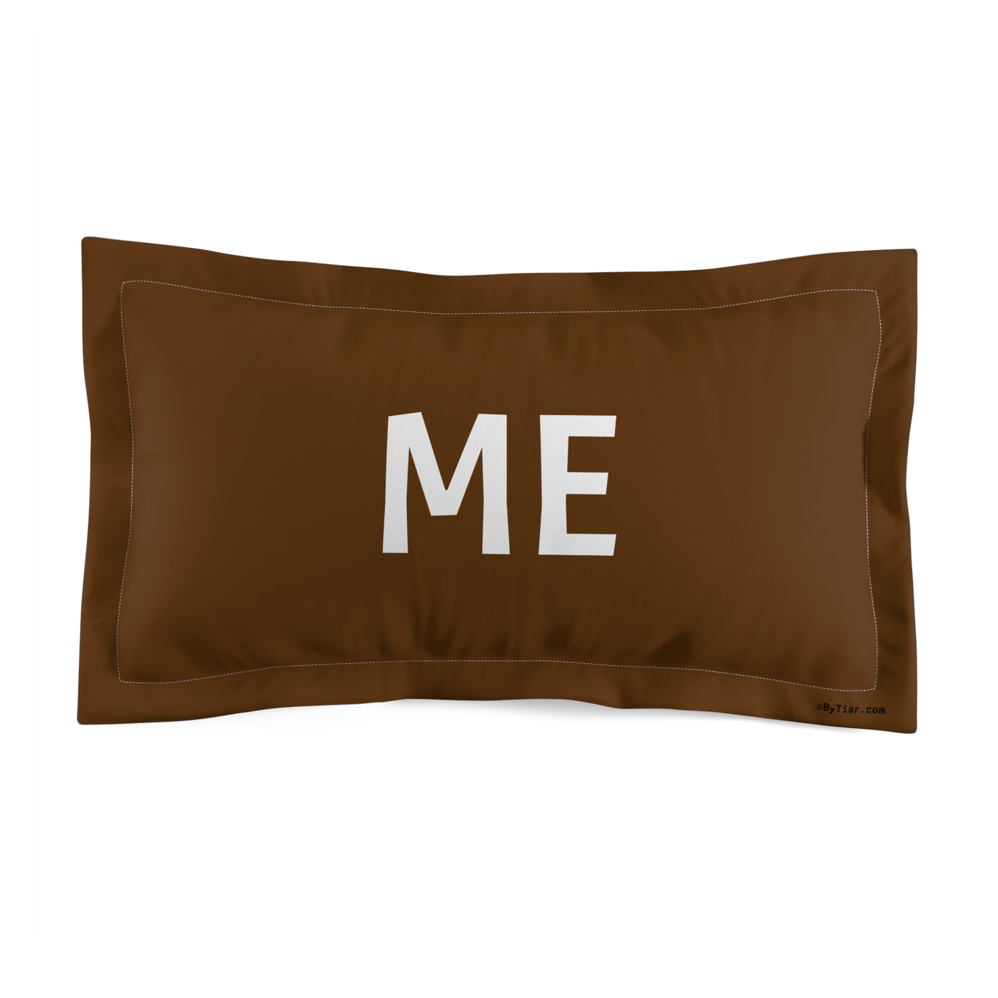 ByTiar ME Dark Brown King Size Microfiber Pillow Sham – Luxurious and Soft Pillowcase Set for Couples