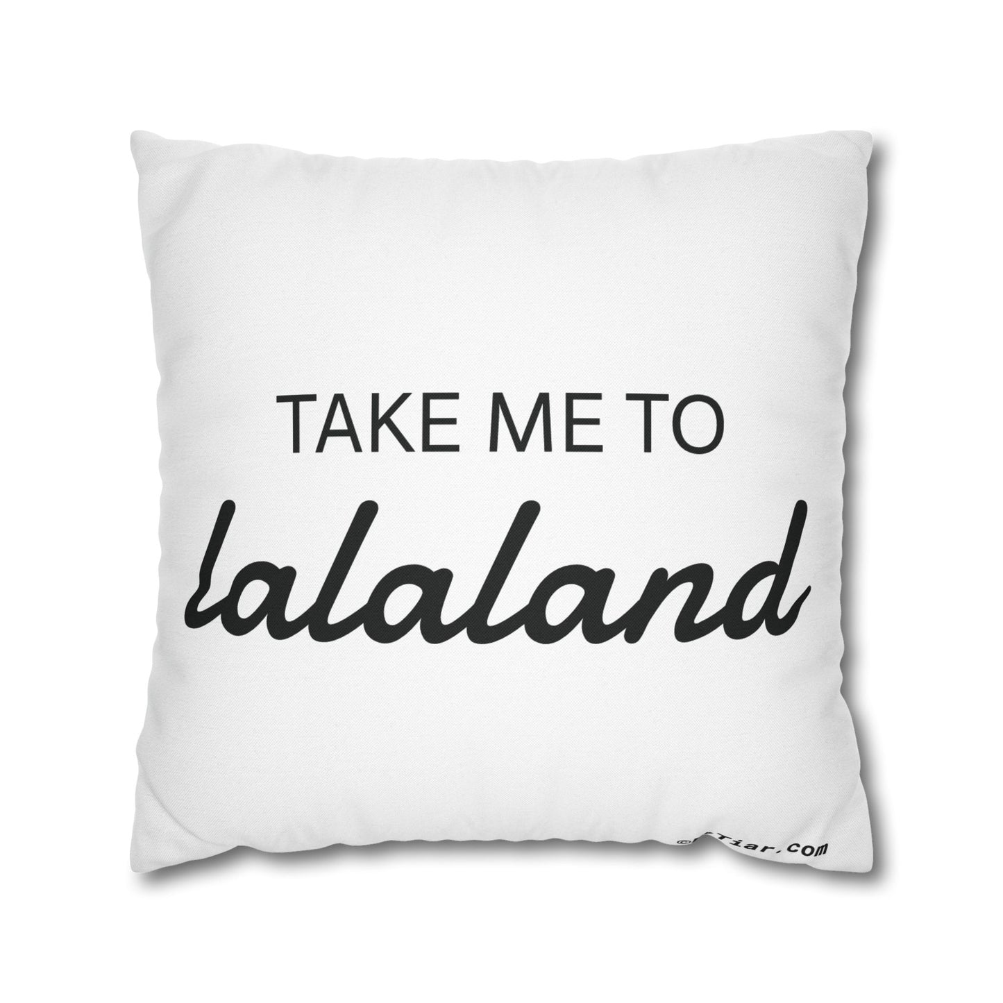 ByTiar Take Me To Lalaland: White Spun Polyester Square Pillowcase. Order yours today!