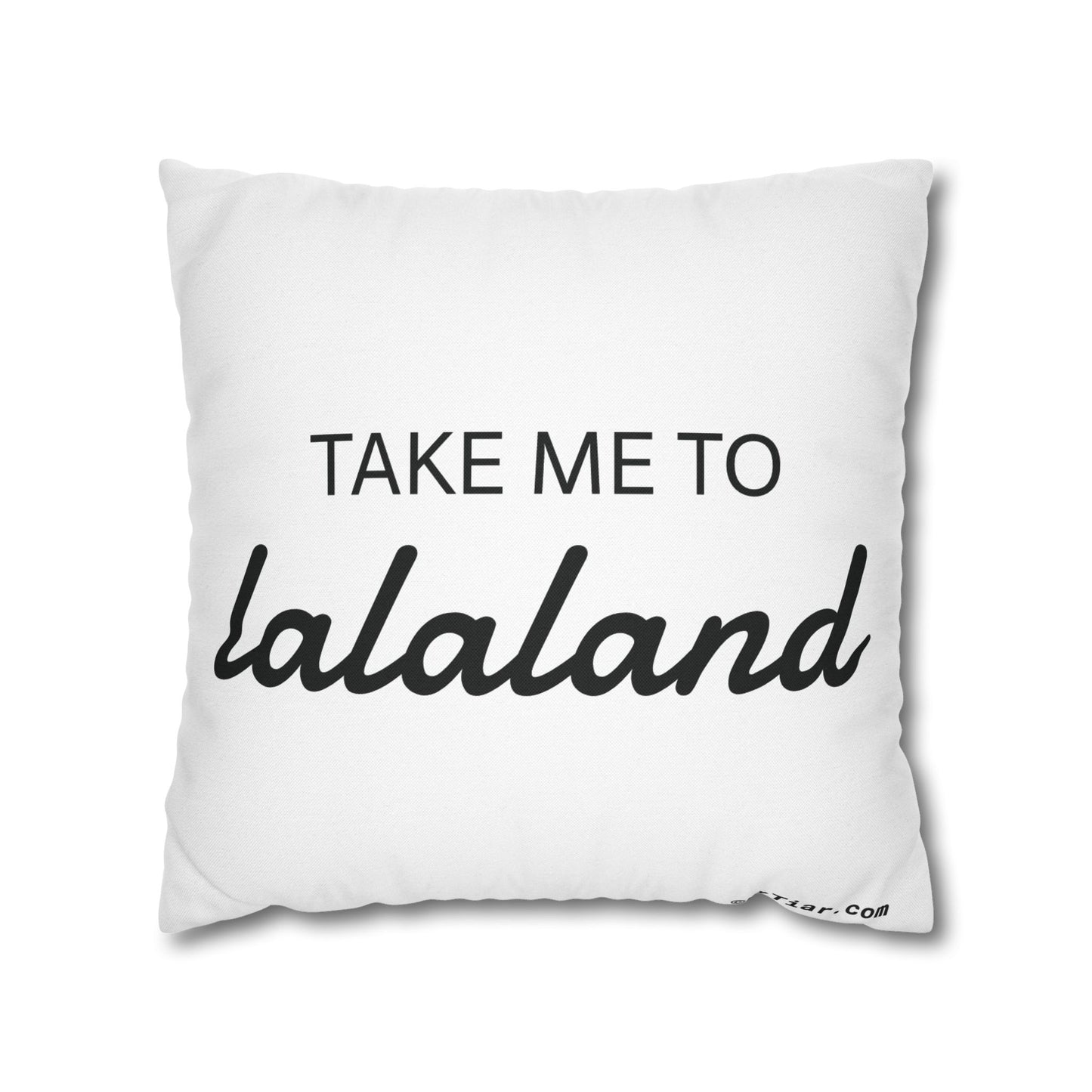 ByTiar Take Me To Lalaland: White Spun Polyester Square Pillowcase. Order yours today!