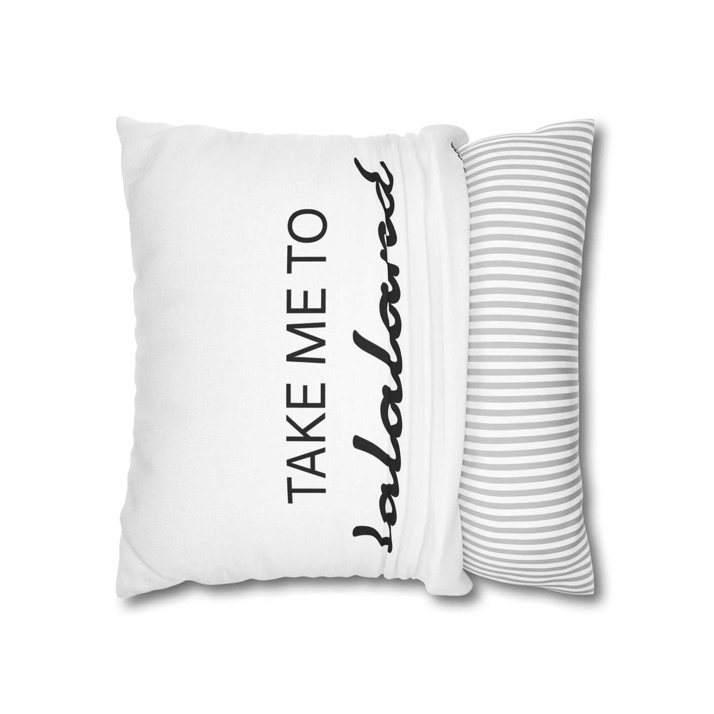 ByTiar Take Me To Lalaland: White Spun Polyester Square Pillowcase. Order yours today!