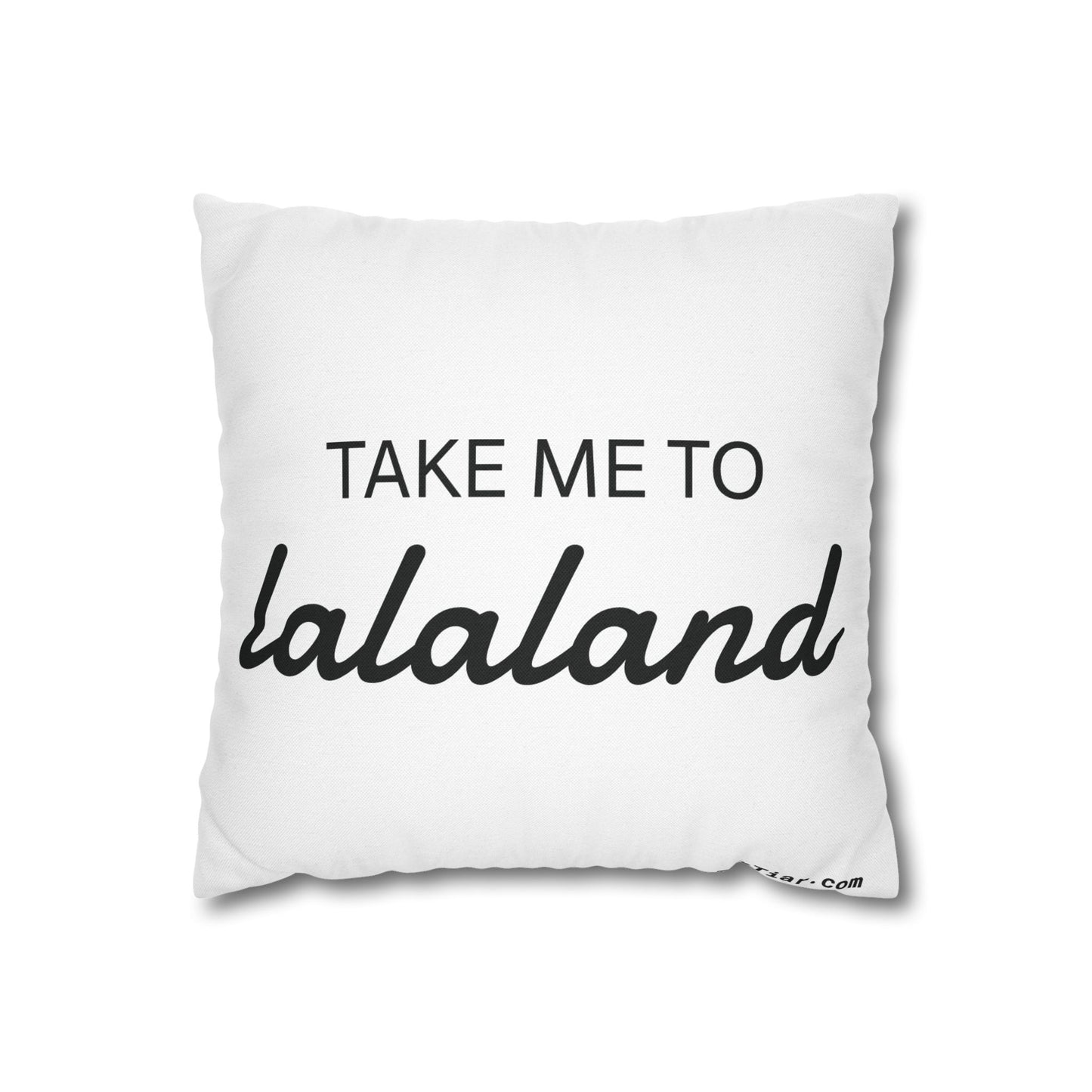 ByTiar Take Me To Lalaland: White Spun Polyester Square Pillowcase. Order yours today!