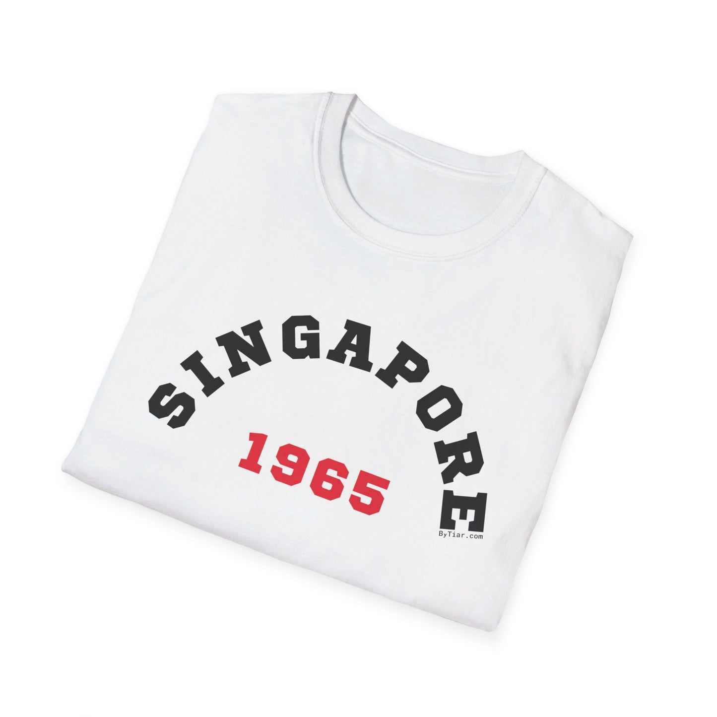 ByTiar Unisex Softstyle T-Shirt: Singapore 1965