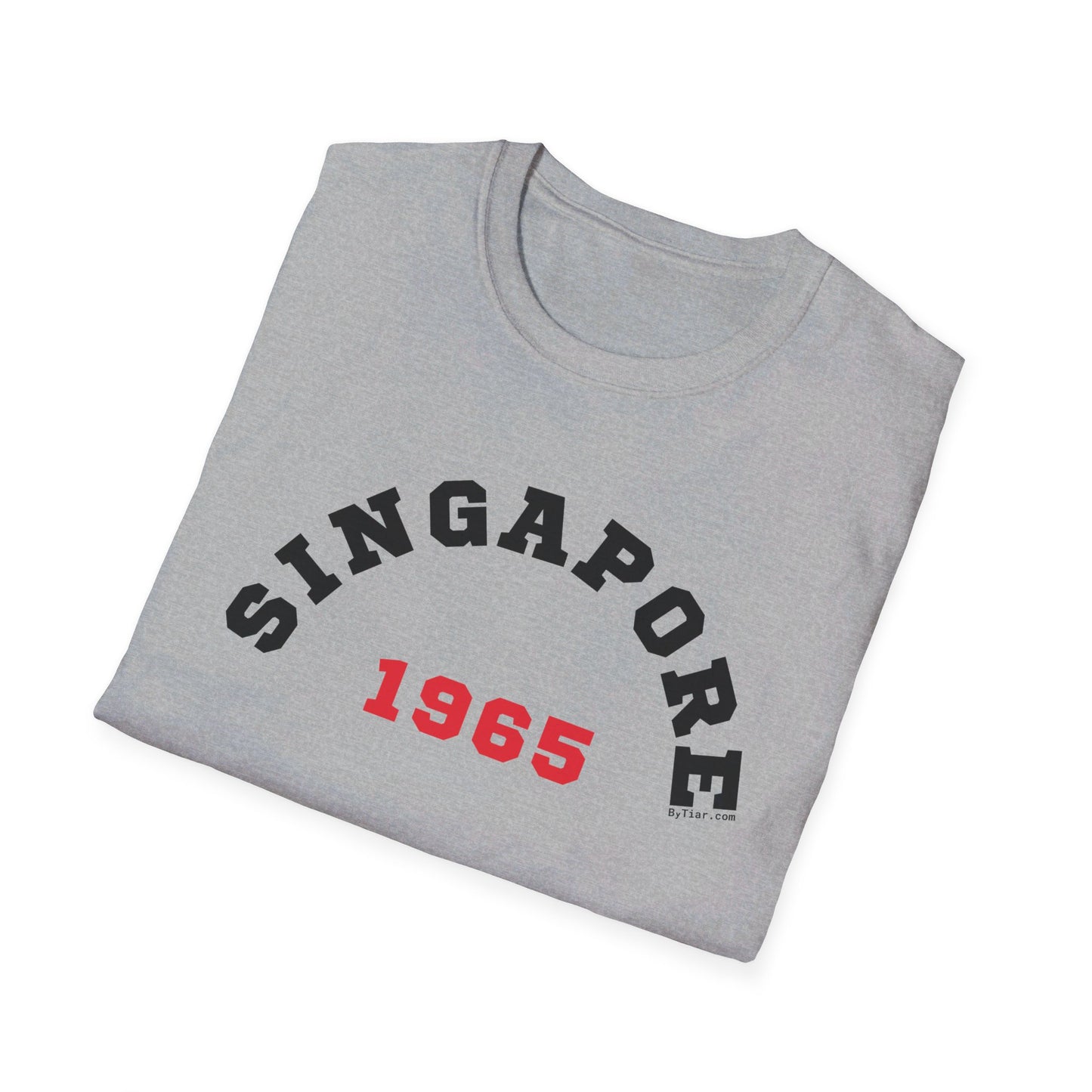 ByTiar Unisex Softstyle T-Shirt: Singapore 1965