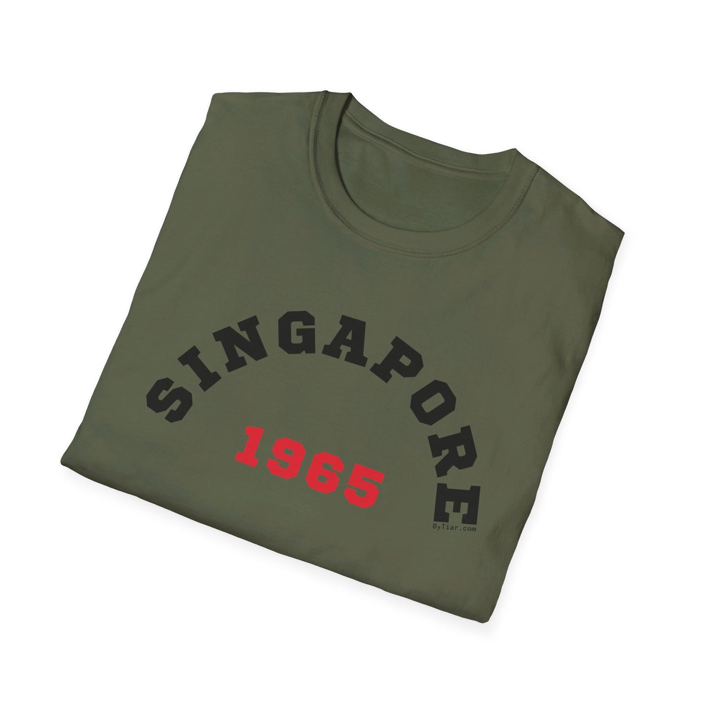 ByTiar Unisex Softstyle T-Shirt: Singapore 1965