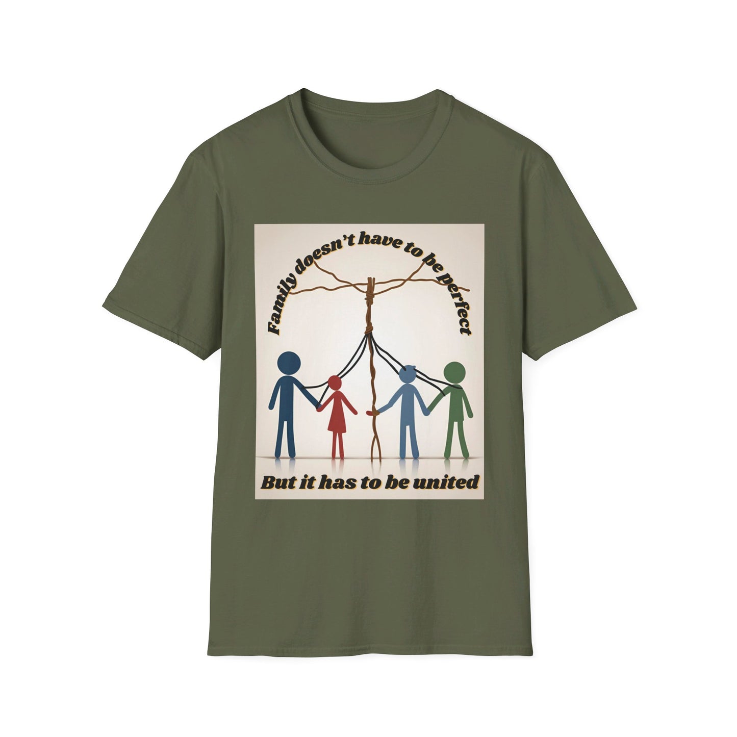 ByTiar Family Unisex T-Shirt: Love, Imperfection, Strength