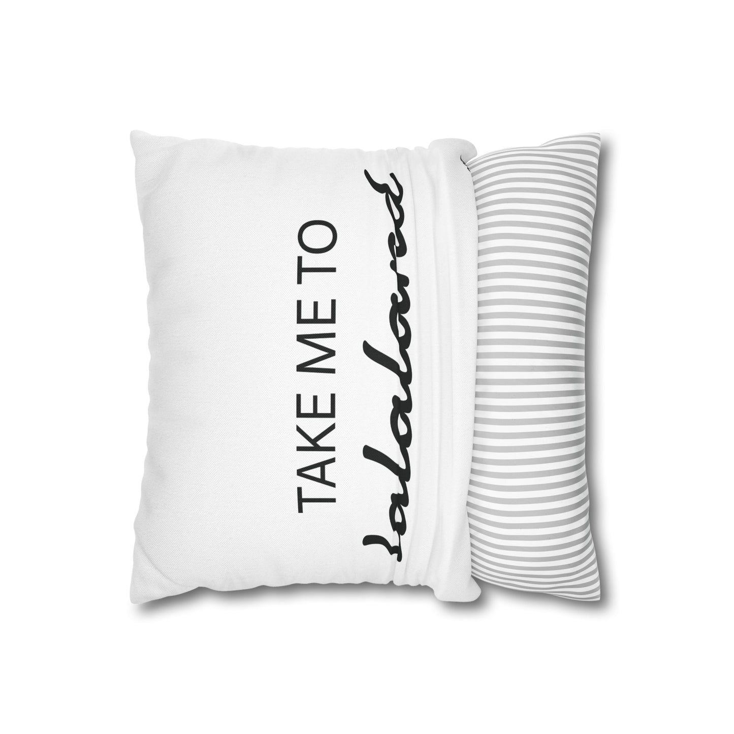 ByTiar Take Me To Lalaland: White Spun Polyester Square Pillowcase. Order yours today!