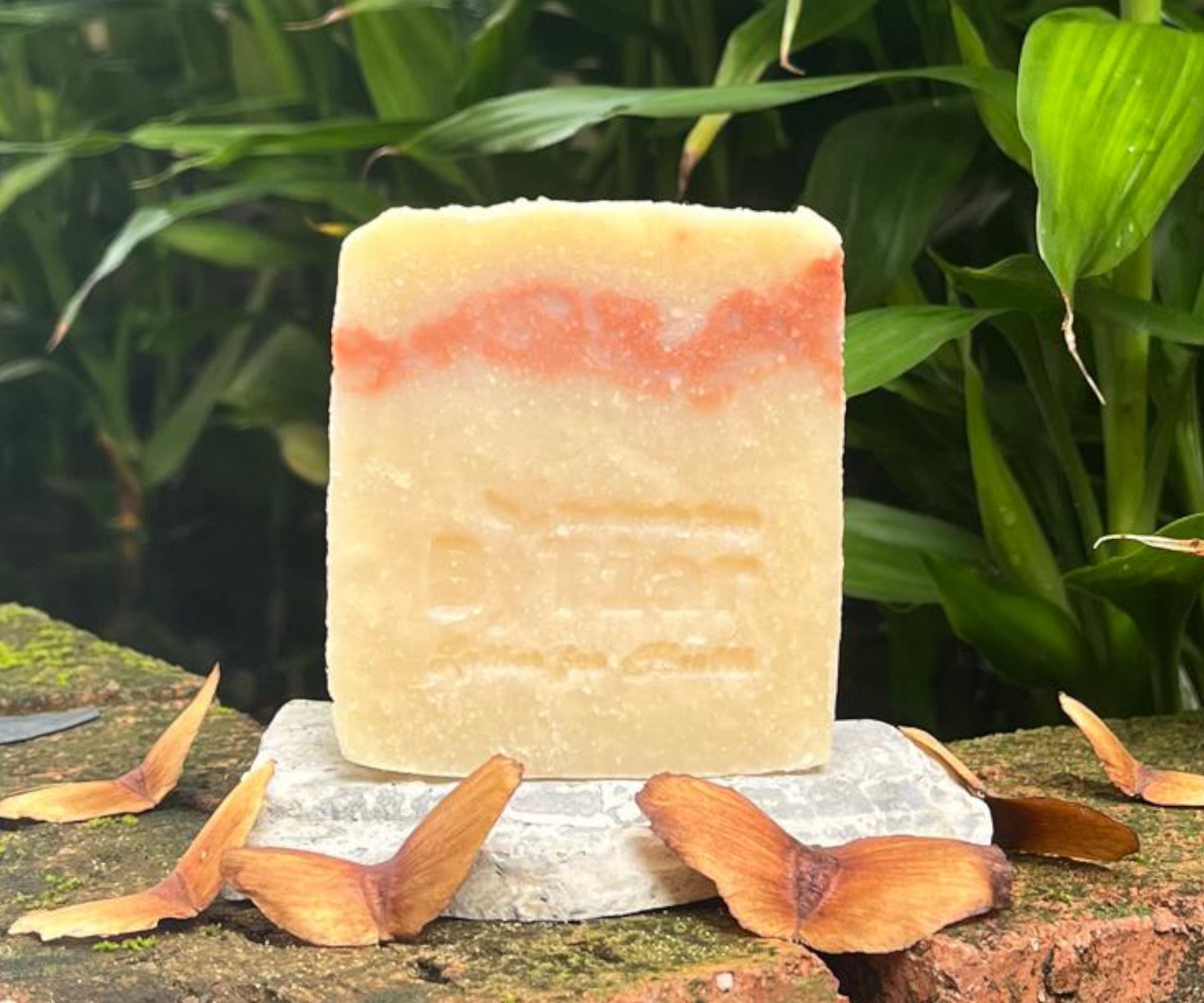 ByTiar Handmade Natural Soap inspired by Singapore Changi Beach, offering gentle exfoliation with French Green and Moroccan Red Clay, and a sensorial experience with essential oils.