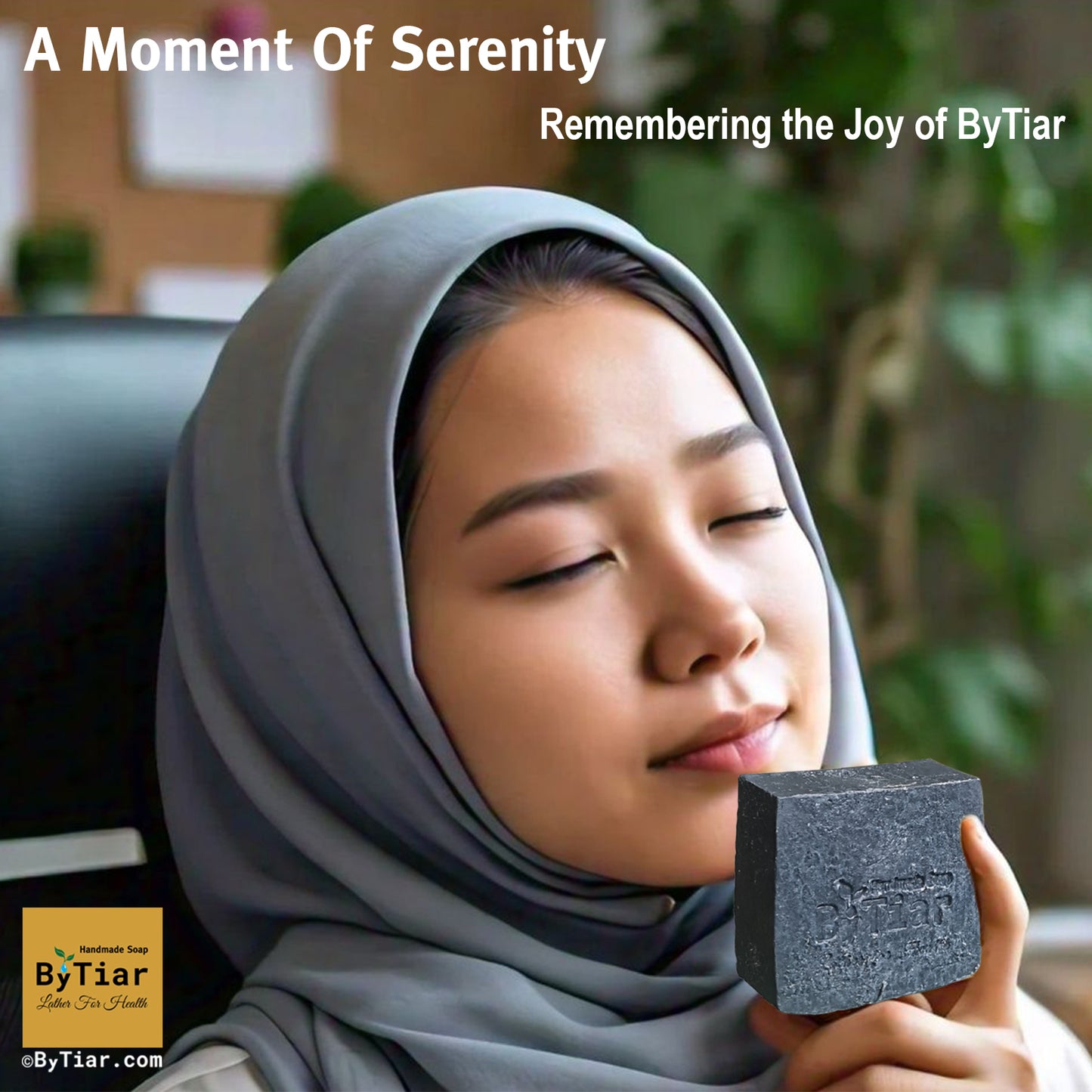 A moment of serenity and remembering the Joy Of ByTiar soap