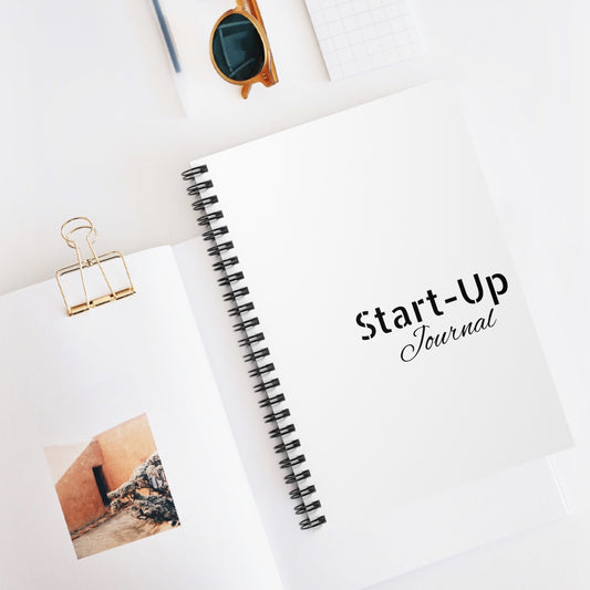 ByTiar Start-Up Journal With Ruled Line - Eco-Friendly Notebook for Entrepreneurs